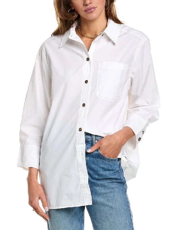 GANNI Poplin Oversized ShirtPlus size women's casual tops