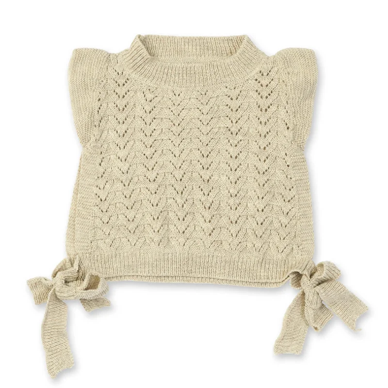 Urban Knit TopsEden Vest in Biscuit by Lali