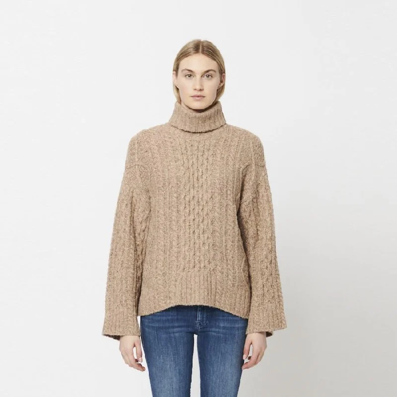 Striped Knit TopsHaisley Knit Sweater (Birch)