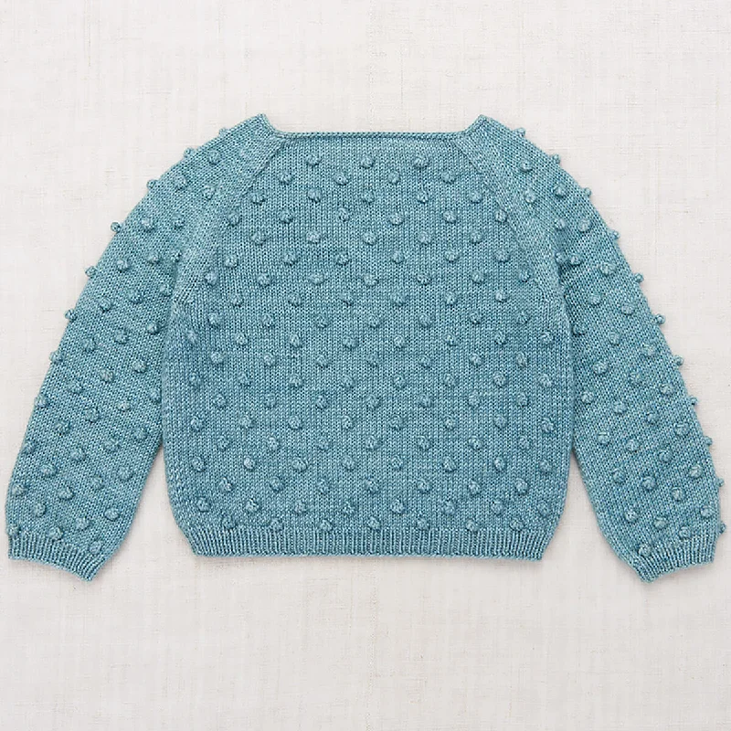 Sequined Knit TopsPopcorn Sweater in Yonder by Misha & Puff - Last Ones In Stock - 5-8 Years