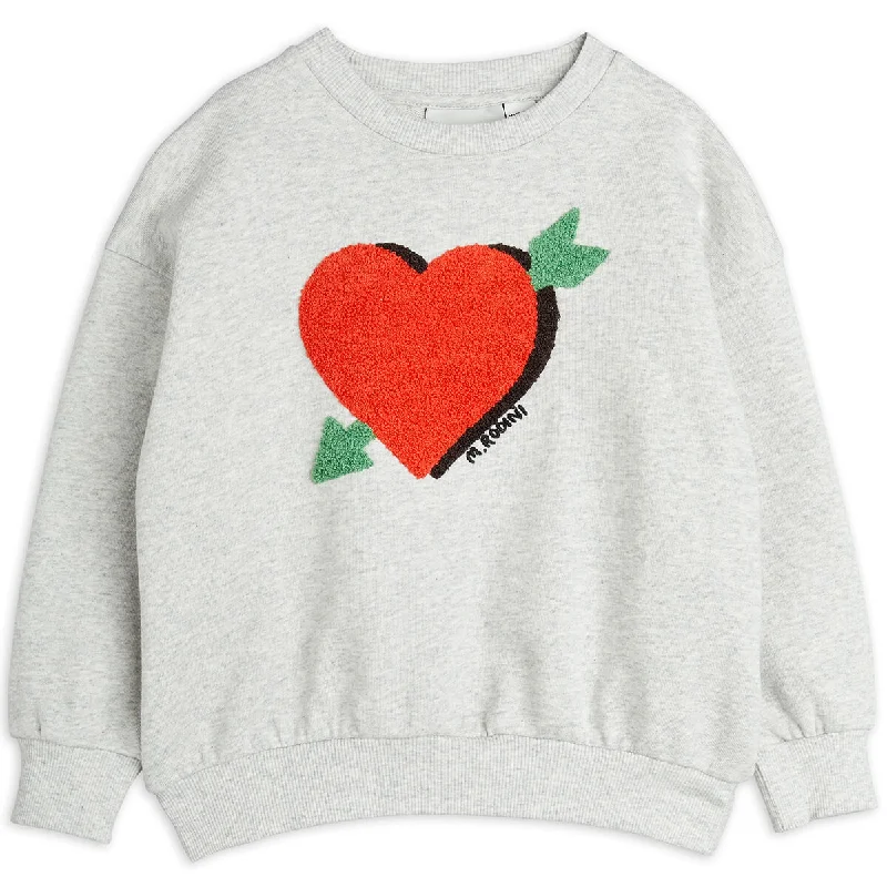 Lounge Knit TopsArrowed Heart Sweatshirt by Mini Rodini