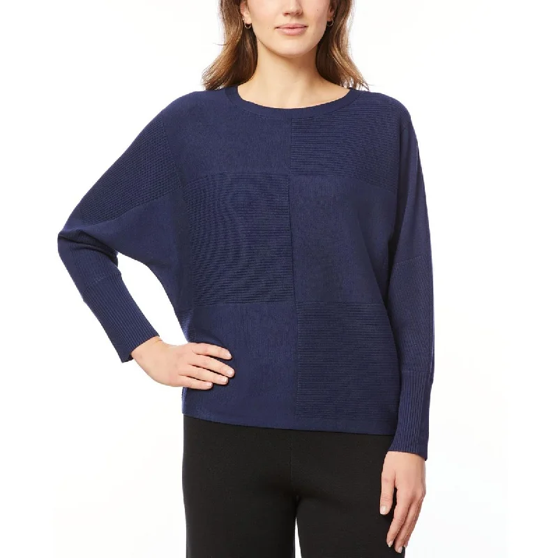 Cable Knit TopsMelissa Paige Womens Ribbed  V-Neck Sweater