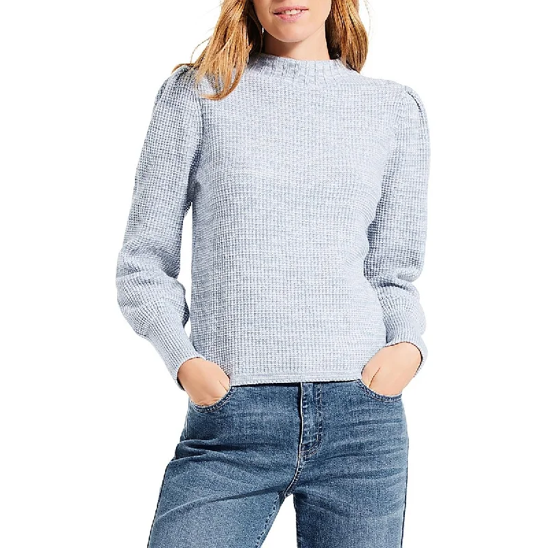 Artist Knit TopsNic + Zoe Womens Knit Long Sleeves Crewneck Sweater