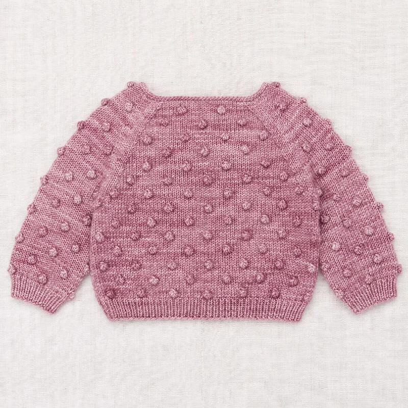 Cable Knit TopsEXCLUSIVE Baby Original Popcorn Sweater in Antique Rose by Misha & Puff