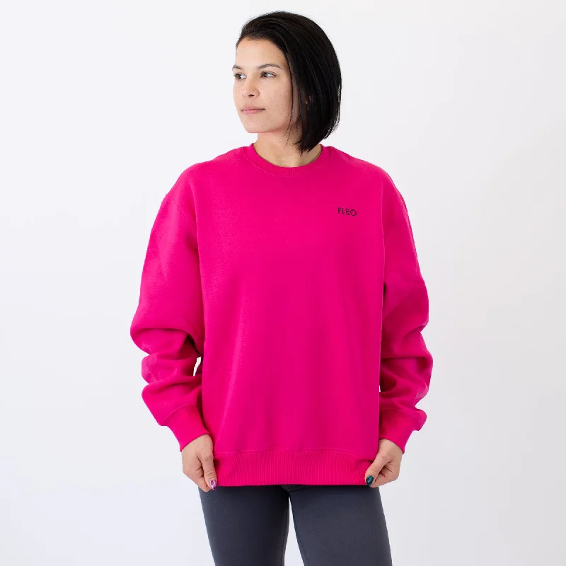 Easy Oversized Crewneck SweatshirtKnit Shirt