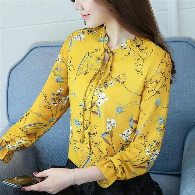 Gorgeous Women Blouses - Summer Office Work Long Sleeve Tops - Plus size (D19)(TB1)Large women's anti-static tops