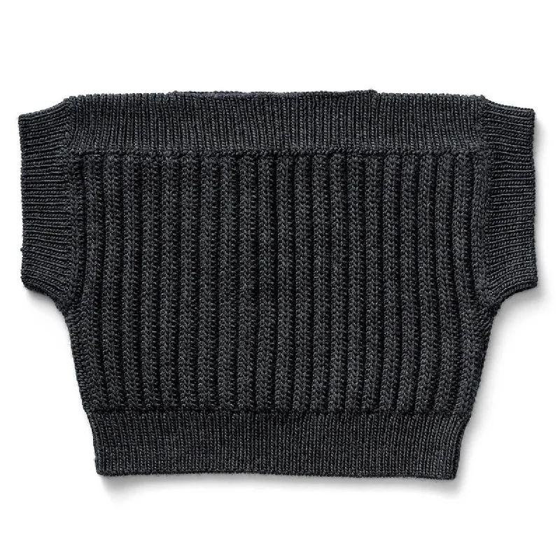 Fall Knit TopsMargot Vest in Soot by Soor Ploom