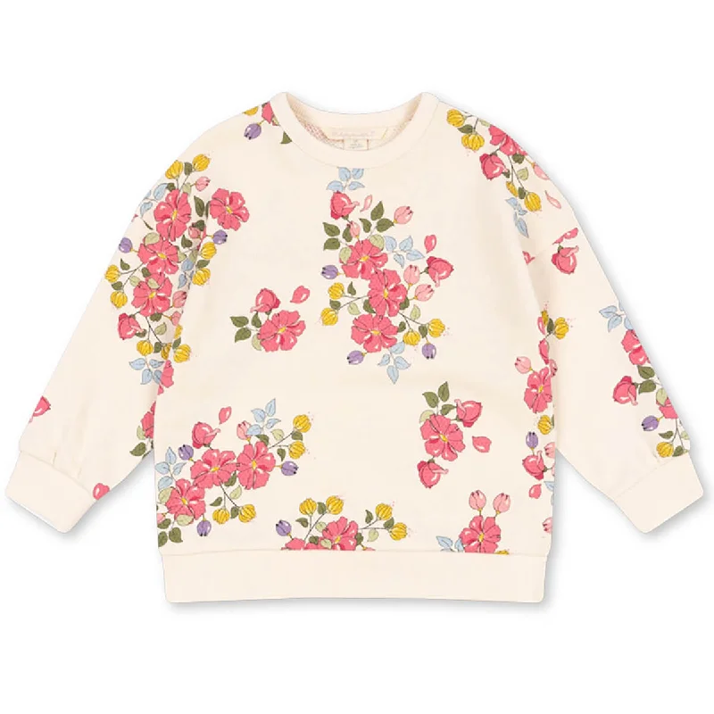 Longline Knit TopsLoupy Lou Sweatshirt in Fleuri by Konges Slojd