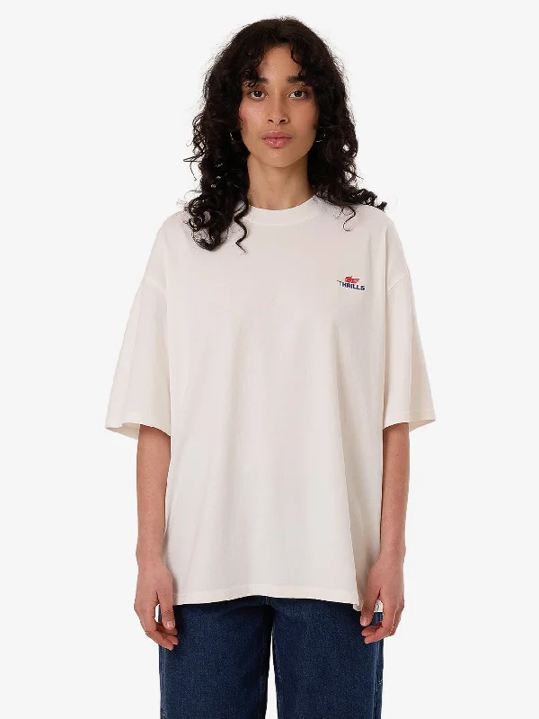 Navigate Oversized Tee - ChalkWomen's outdoor tops