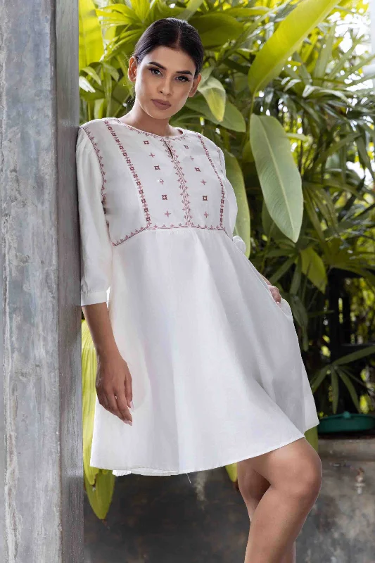 Dreamy Star Linen Dress