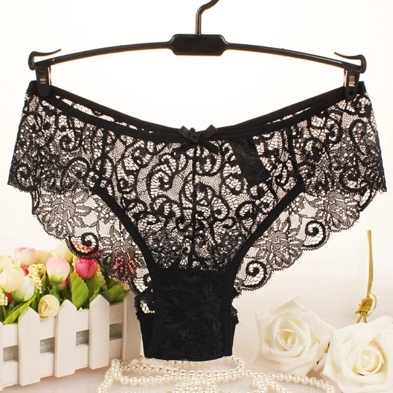 Plus Size S/XL Fashion High Quality Women\'s Panties Transparent Underwear Women Lace Soft Briefs Sexy LingerieWomen's long sleeve tops