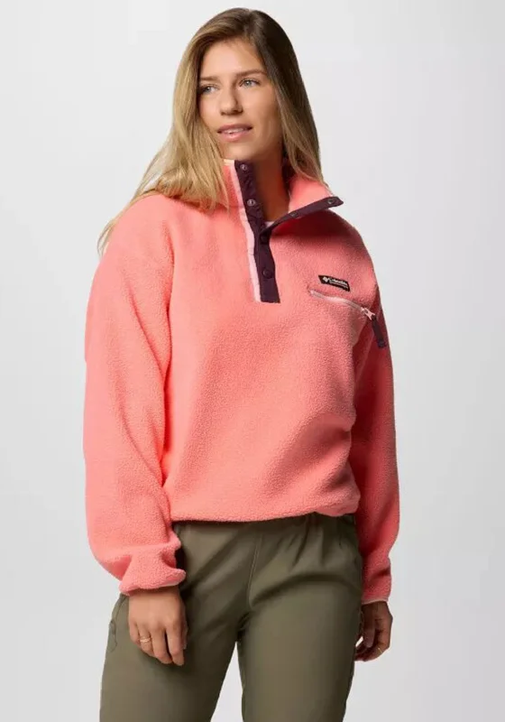 CroptoptraditionsColumbia Helvetia™ II Cropped Half Snap Fleece, Pink