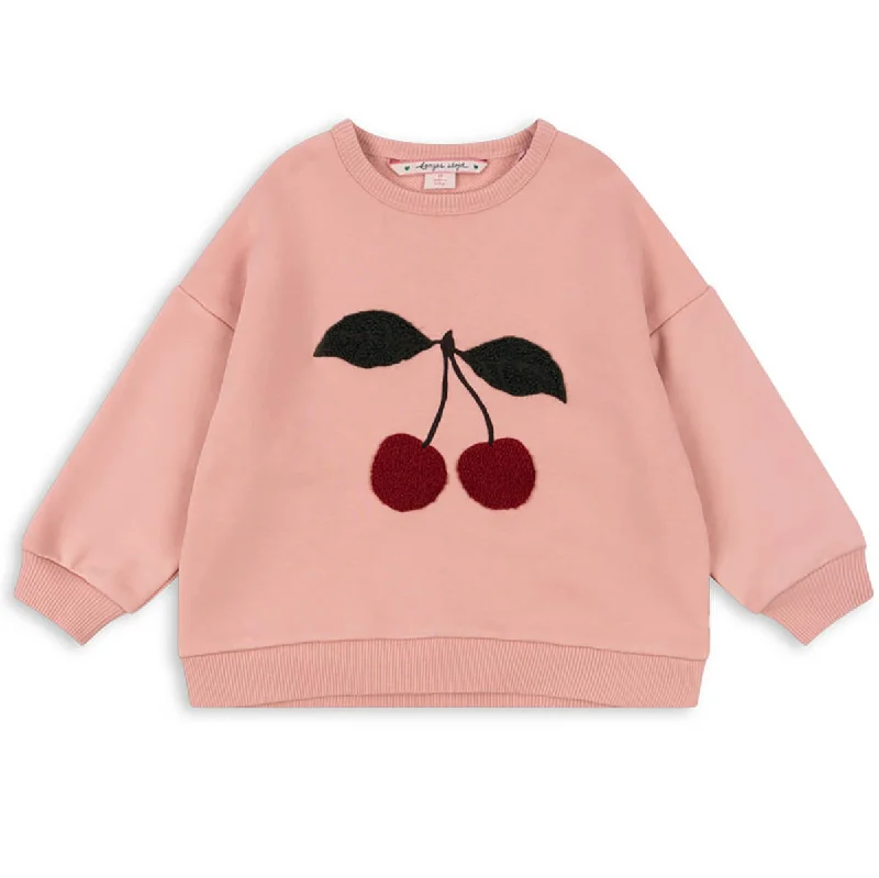 College Knit TopsLou Terry Sweatshirt in Mellow Rose by Konges Slojd