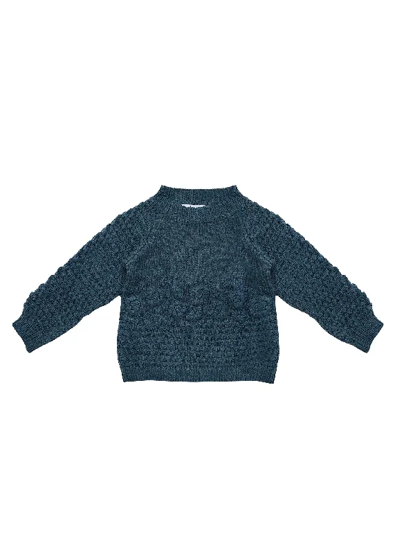 Marigold Knitted Jumper - Deep SeaLogo Jackets