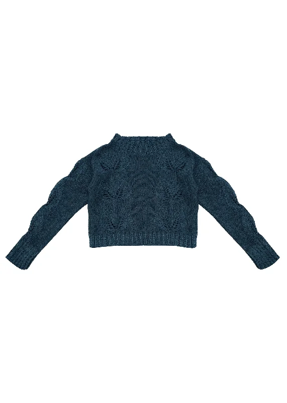 Minty Knitted Jumper - Deep SeaTravel Jackets