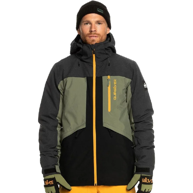 Quiksilver Dawson Snowboard/Ski Jacket - BlackCotton Jackets