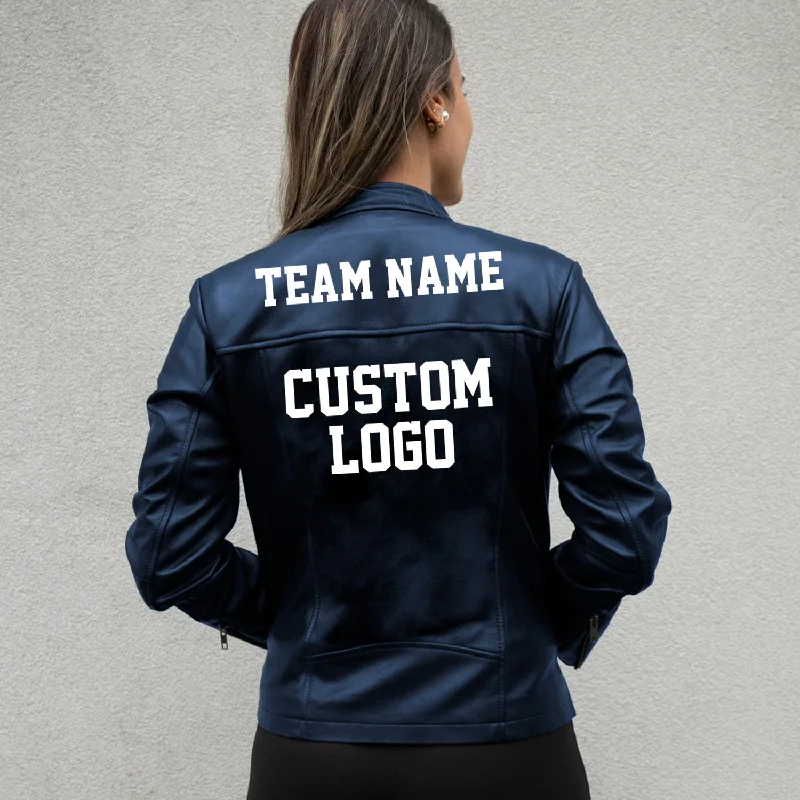 (Real Leather) Personalized Game Day Leather JacketStatement Jackets