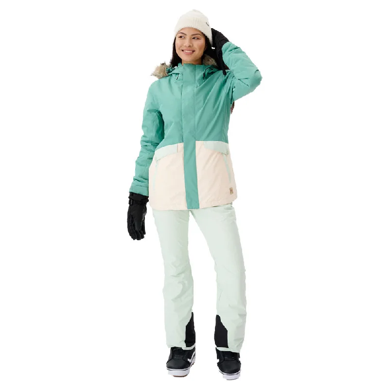 Rip Curl Womens Rider Parker Snowboard/Ski Jacket - MintDown Jackets