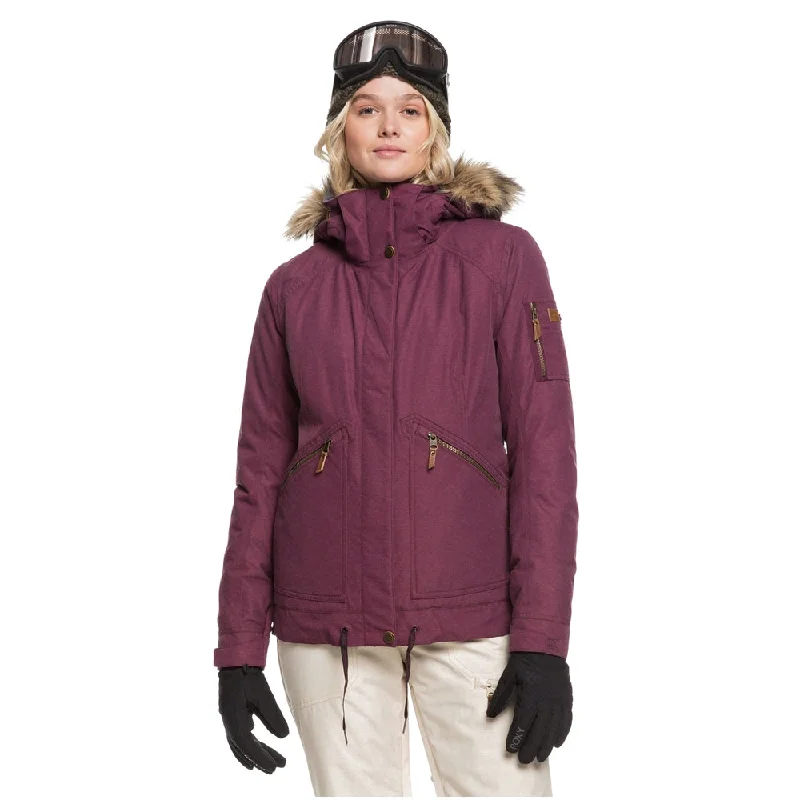 Roxy Meade Snowboard/Ski Jacket - Grape WineCashmere Jackets