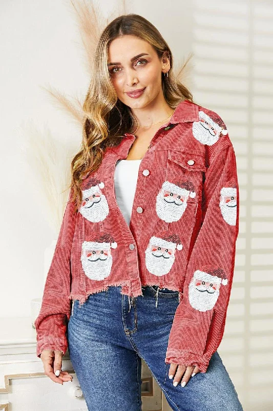 Sassy Santa Sequin JacketTasseled Jackets