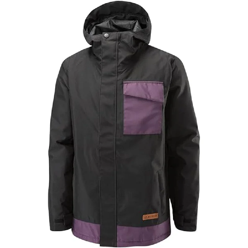 West Beach Pipeline Snowboard Ski Jacket - BlackWool Jackets